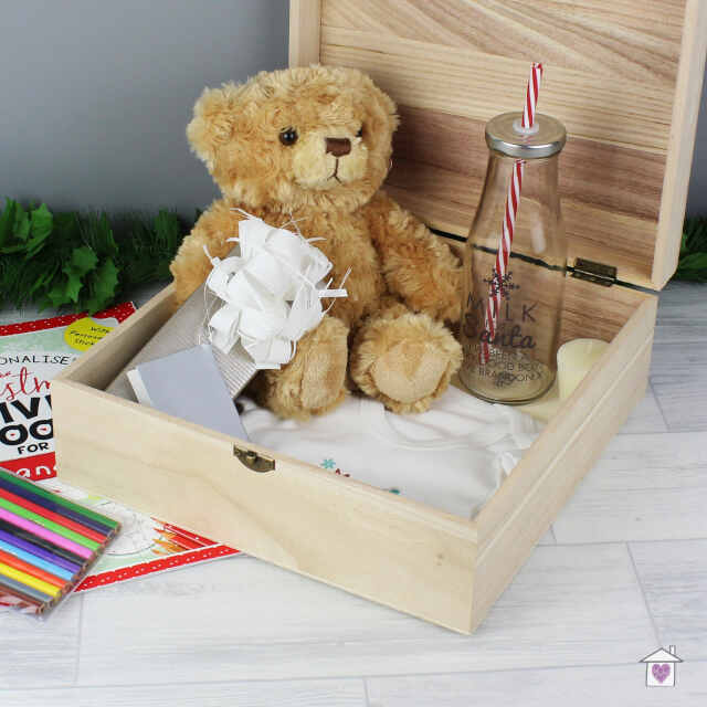 Personalised Hessian Friends Large Wooden Keepsake Box - Image 6