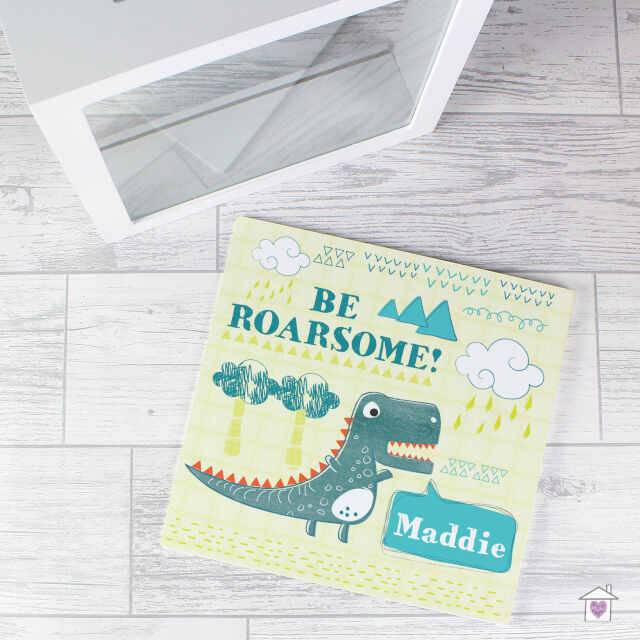 Personalised Dinosaur Fund and Keepsake Box - Image 4