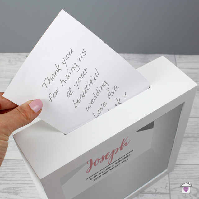 Personalised Wedding Fund and Keepsake Box - Image 7