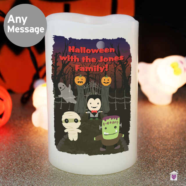 Personalised Halloween LED Candle - Image 5