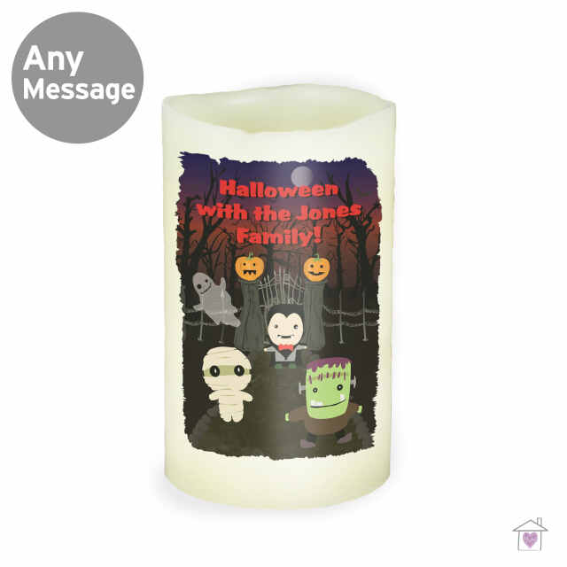Personalised Halloween LED Candle - Image 6