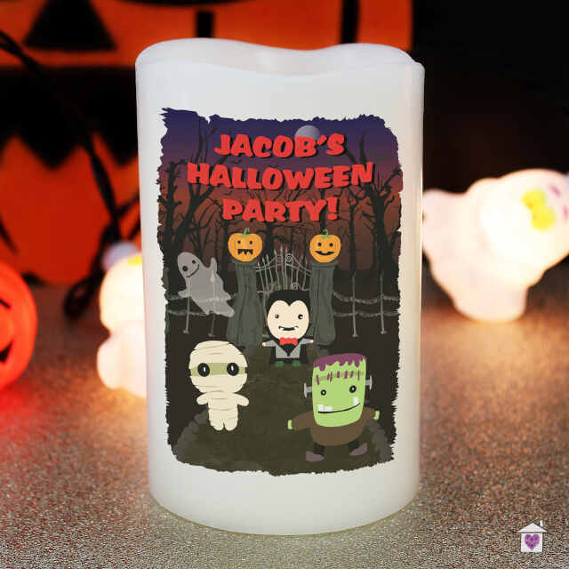 Personalised Halloween LED Candle - Image 7