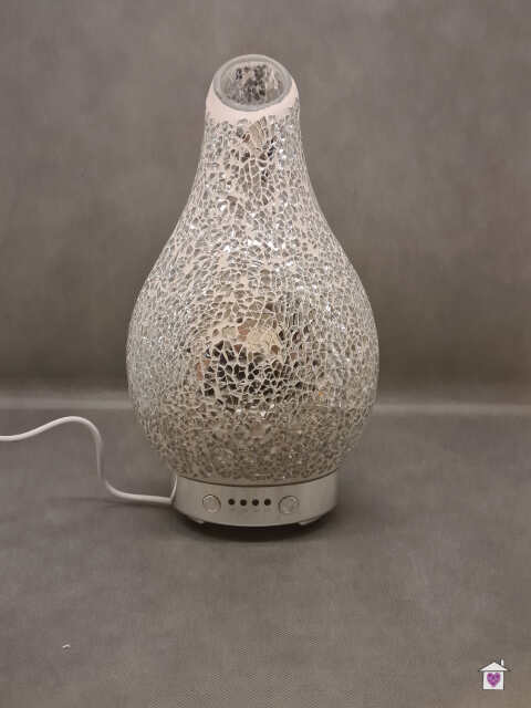 Colour Changing Desire Aroma Humidifier Diffuser - Silver Mosaic - Image 2
