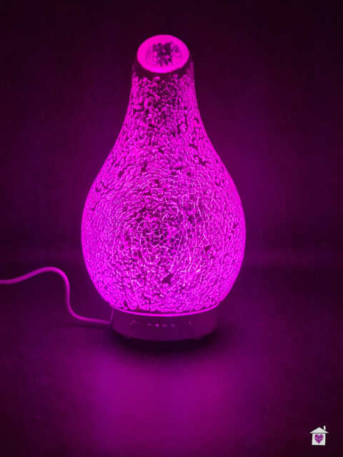 Colour Changing Desire Aroma Humidifier Diffuser - Silver Mosaic - Image 11