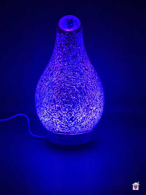 Colour Changing Desire Aroma Humidifier Diffuser - Silver Mosaic - Image 5