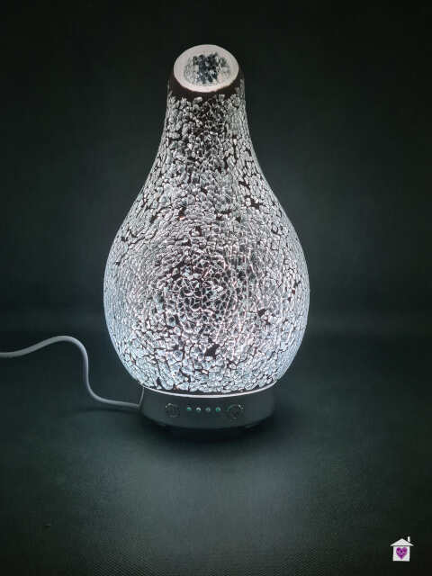 Colour Changing Desire Aroma Humidifier Diffuser - Silver Mosaic - Image 8