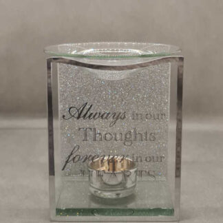 In Our Thoughts Glass Panel Oil Burner