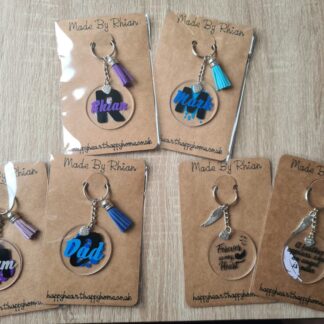 Personalised Handmade Name Keyring