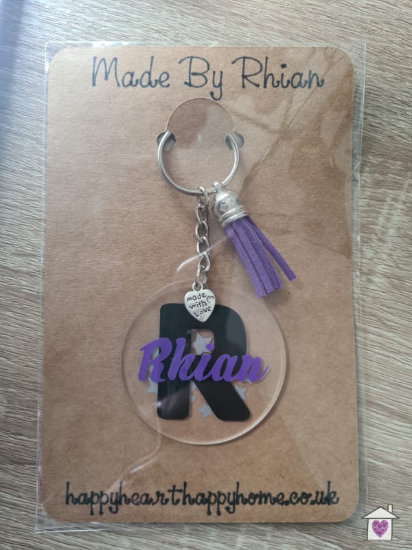 Personalised Handmade Name Keyring - Image 4