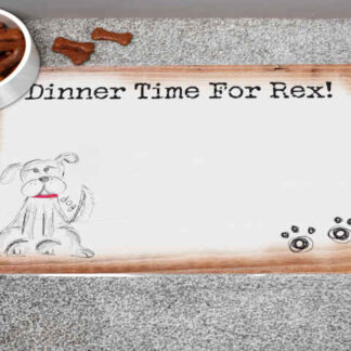 Personalised Scribble Dog Placemat