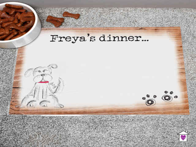 Personalised Scribble Dog Placemat - Image 3