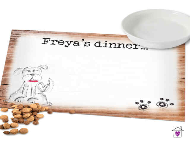 Personalised Scribble Dog Placemat - Image 2