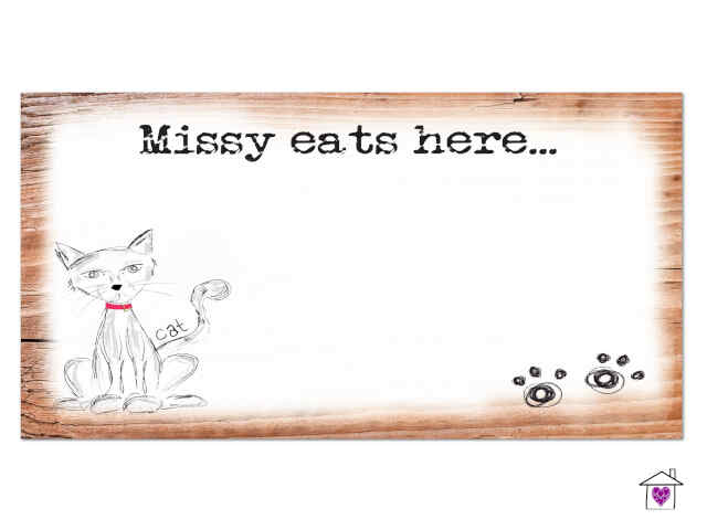 Personalised Scribble Cat Placemat - Image 3