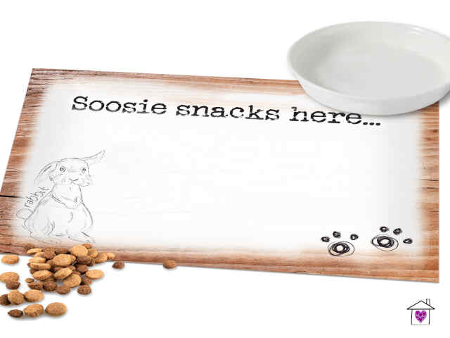 Personalised Scribble Bunny Placemat - Image 2