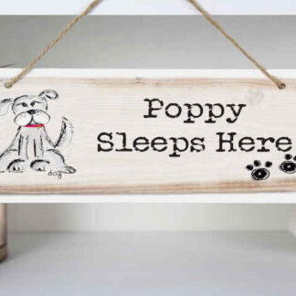 Personalised Dog Wooden Sign