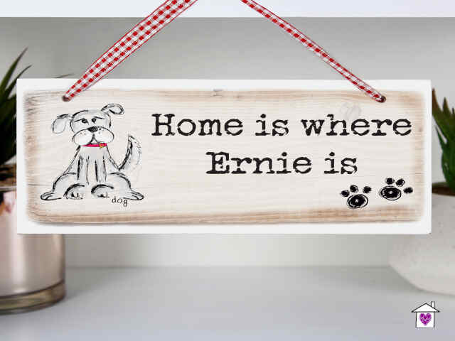 Personalised Dog Wooden Sign - Image 3