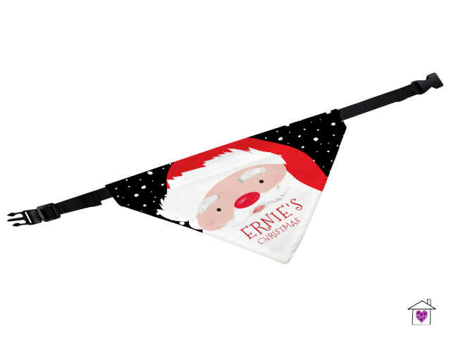 Personalised Santa Dog Bandana - Image 2