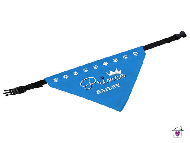Personalised Prince Dog Bandana - Image 2