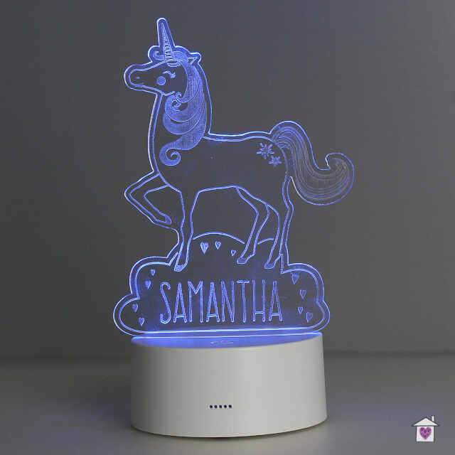 Personalised Unicorn LED Colour Changing Night Light - Image 14