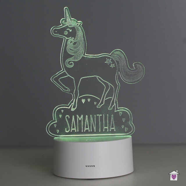 Personalised Unicorn LED Colour Changing Night Light - Image 15