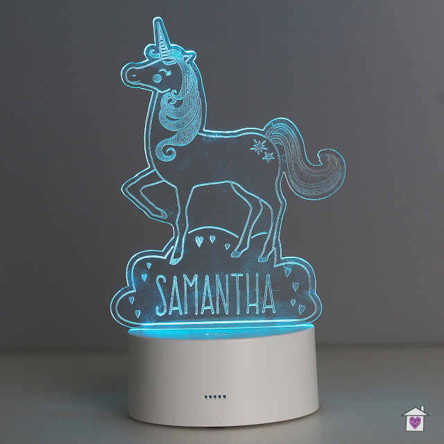 Personalised Unicorn LED Colour Changing Night Light - Image 16