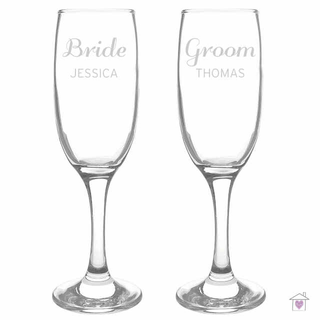 Personalised Classic Pair of Flutes - Image 2
