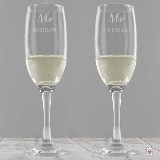 Personalised Classic Pair of Flutes - Image 3