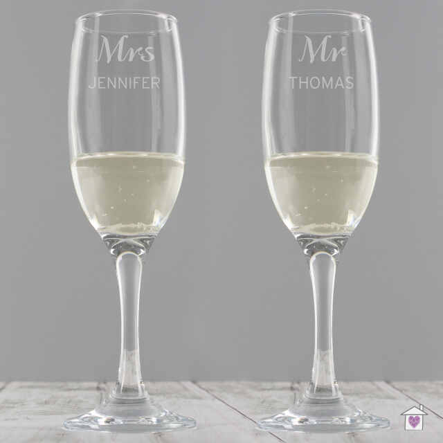 Personalised Classic Pair of Flutes - Image 4