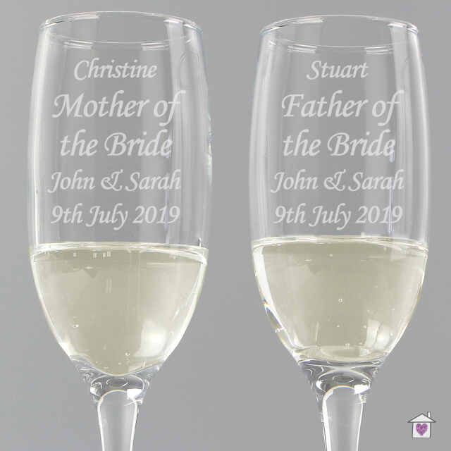 Personalised Celebration Pair of Flutes with Gift Box - Image 3