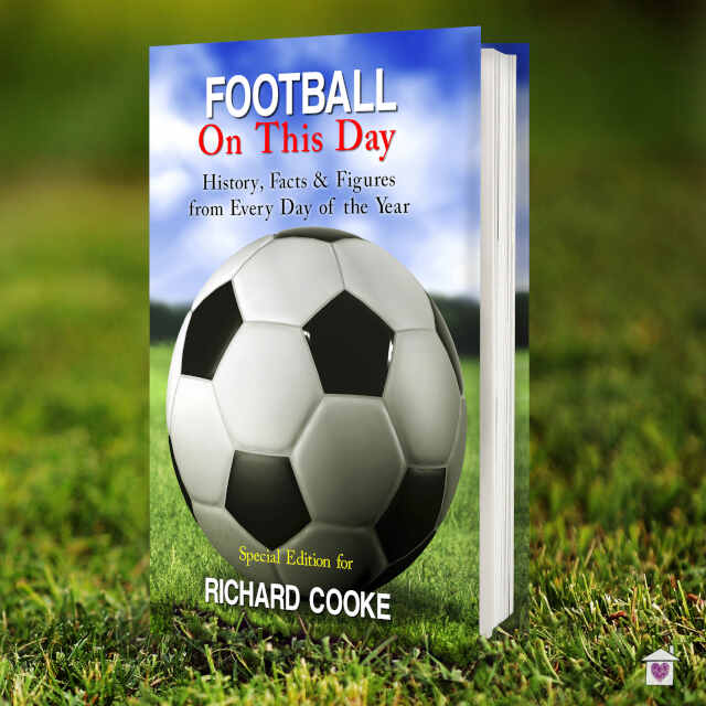 Personalised Football On This Day Book