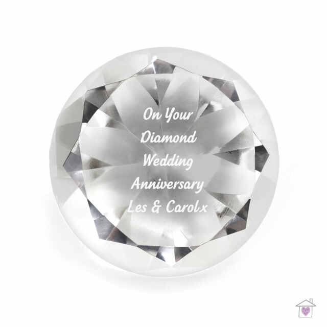 Personalised Diamond Paperweight - Image 5
