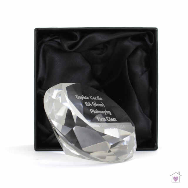 Personalised Diamond Paperweight - Image 6