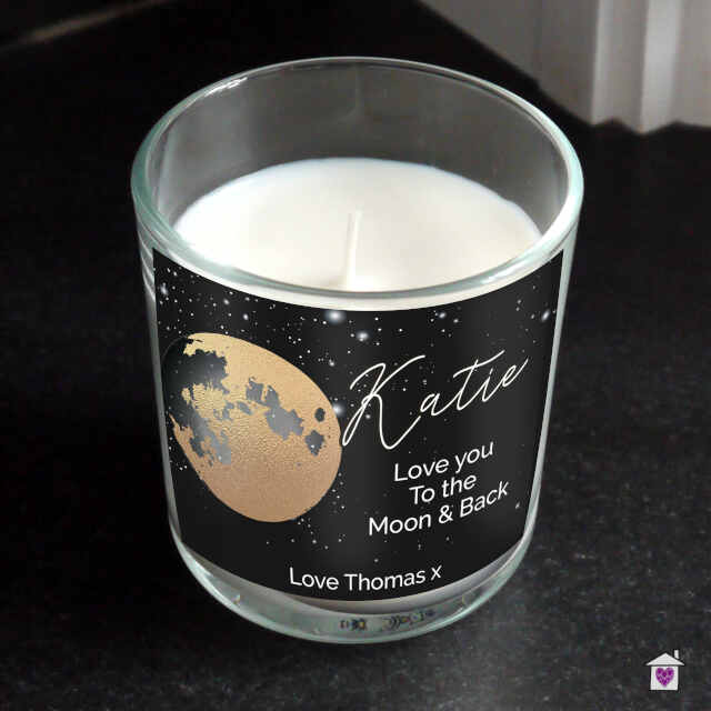 Personalised You Are My Sun My Moon Scented Jar Candle - Image 3