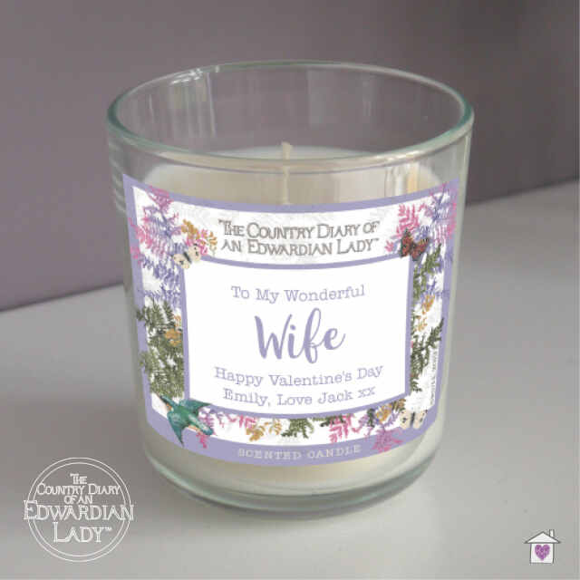 Personalised Country Diary Botanical Scented Jar Candle - Image 5