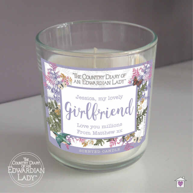 Personalised Country Diary Botanical Scented Jar Candle - Image 6