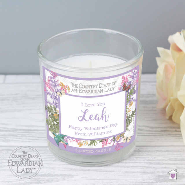 Personalised Country Diary Botanical Scented Jar Candle - Image 7