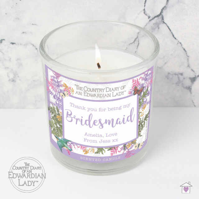 Personalised Country Diary Botanical Scented Jar Candle - Image 10