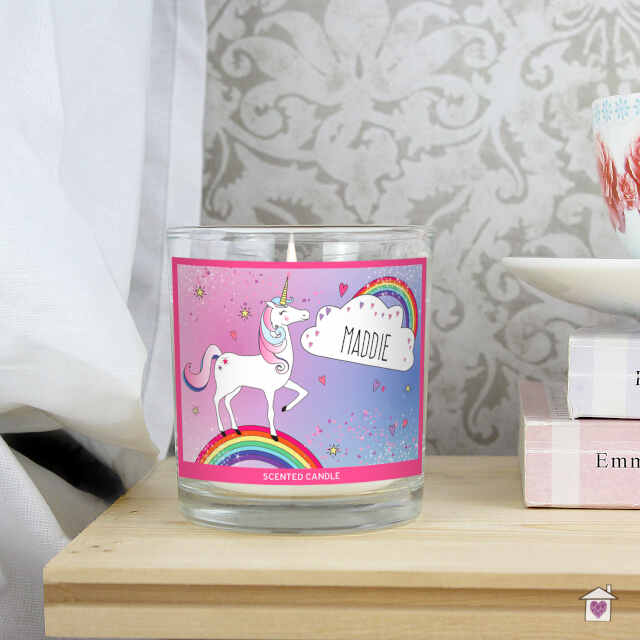 Personalised Unicorn Scented Jar Candle - Image 4