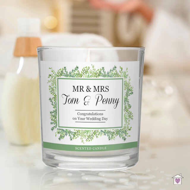 Personalised Fresh Botanical Scented Jar Candle - Image 3