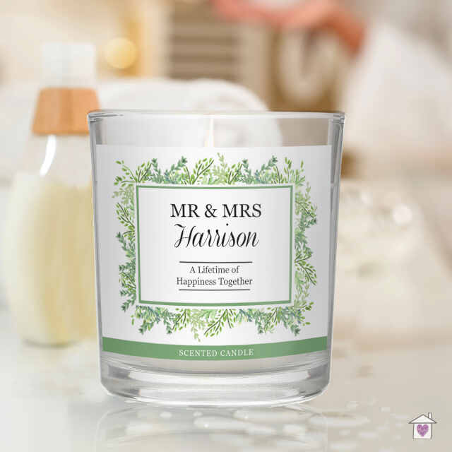 Personalised Fresh Botanical Scented Jar Candle - Image 7