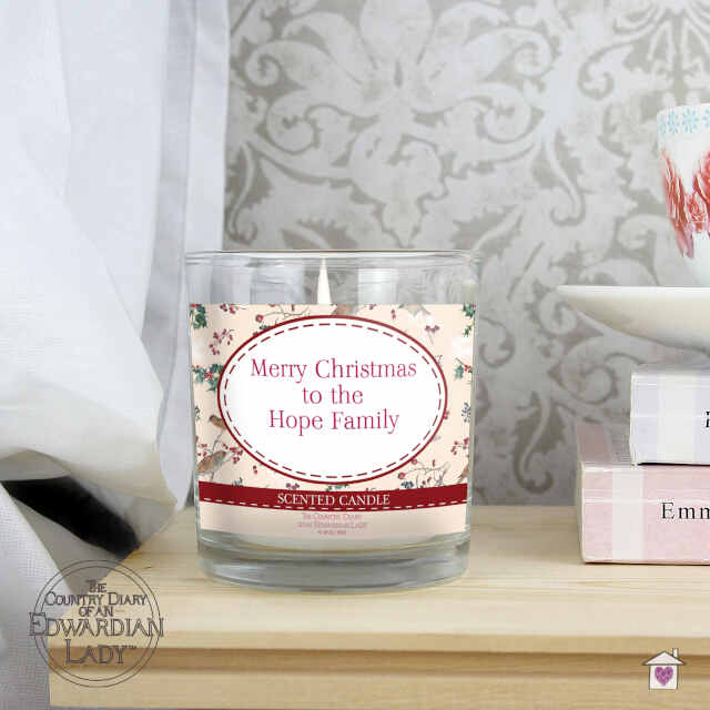 Personalised Country Diary Midwinter Scented Jar Candle - Image 4