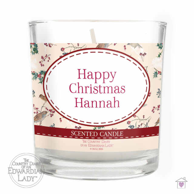 Personalised Country Diary Midwinter Scented Jar Candle - Image 6