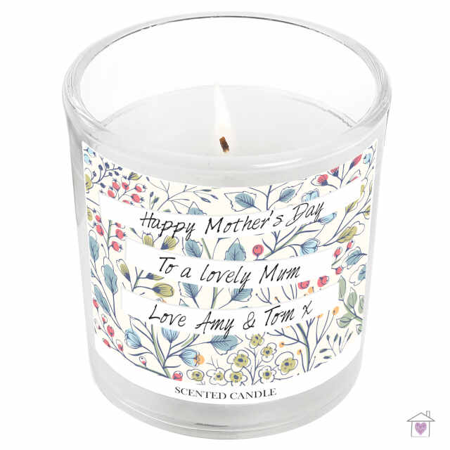 Personalised Botanical Scented Jar Candle - Image 2