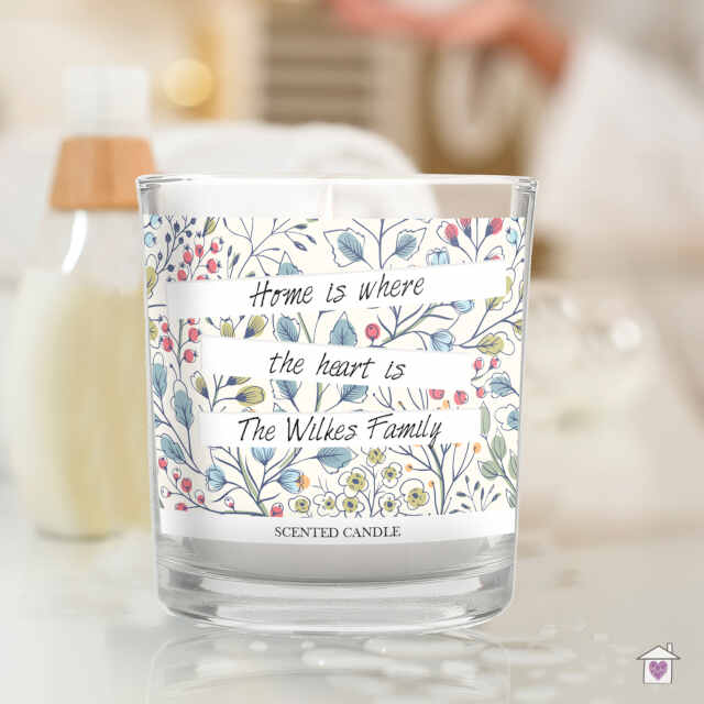 Personalised Botanical Scented Jar Candle - Image 4