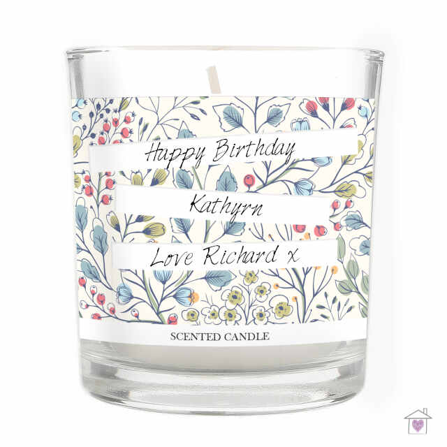 Personalised Botanical Scented Jar Candle - Image 5