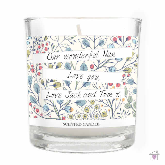 Personalised Botanical Scented Jar Candle - Image 7