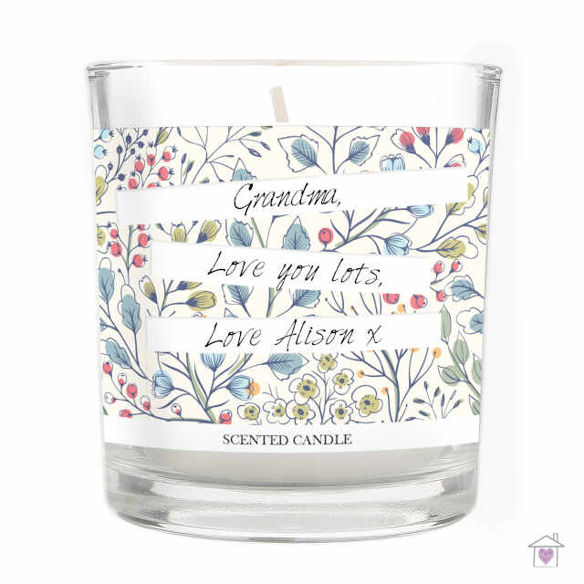 Personalised Botanical Scented Jar Candle - Image 8