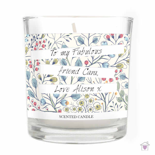 Personalised Botanical Scented Jar Candle - Image 10