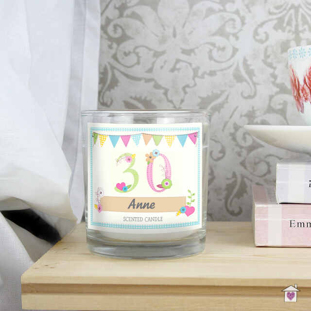 Personalised Birthday Craft Scented Jar Candle - Image 4