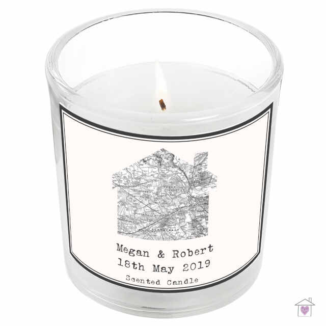 Personalised 1805 - 1874 Old Series Map Home Scented Jar Candle - Image 2